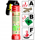 F-Exx® 8.0 Bio - Der umweltfreundliche Allround-Feuerlöscher ohne Treibgas, 3er Pack inkl. Wandhalterung (Made in Germany)