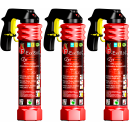 F-Exx 8.0 C - 3x Auto-Feuerlöscher mit Frostschutz -20° +70° ohne Treibgas